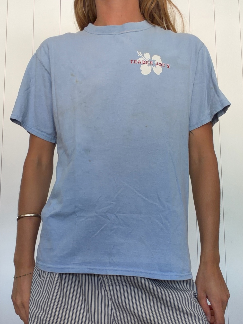 BLUE TRADER JOE’S TEE